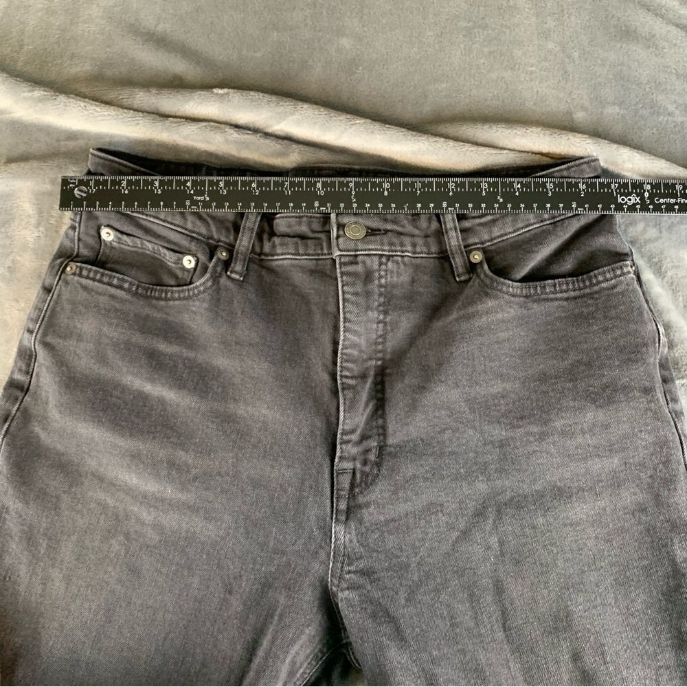 LAUREN JEANS‎ CO Womens Ralph Lauren Classic Straight Leg Black Size 16 - Picture 4 of 12